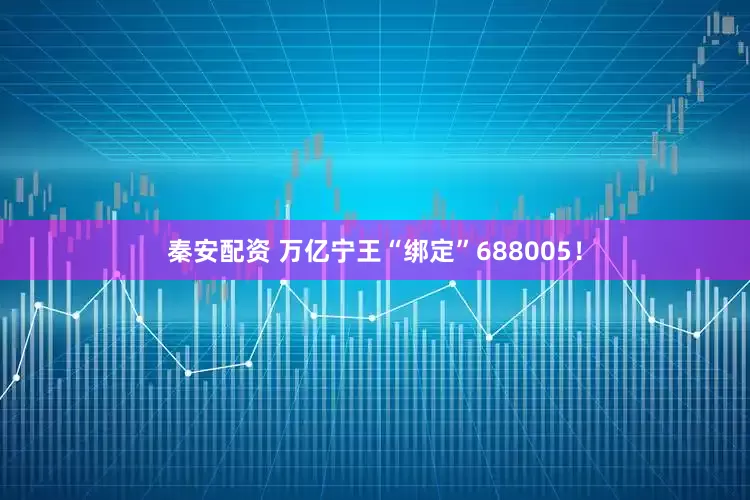秦安配资 万亿宁王“绑定”688005！